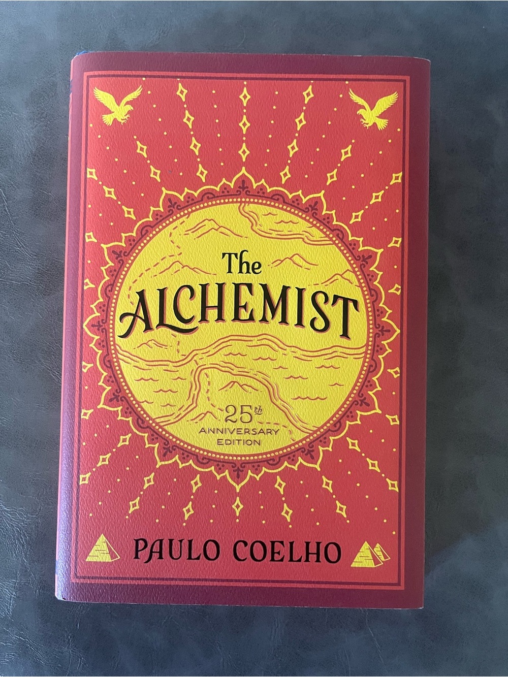 The Alchemist 25th Anniversary Decorative Book - Red and Yellow